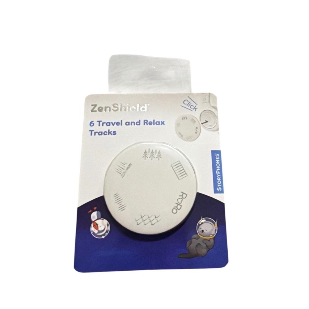 StoryPhones ZenShield 6 Travel and Relax Tracks White Noise Sleep Aid New